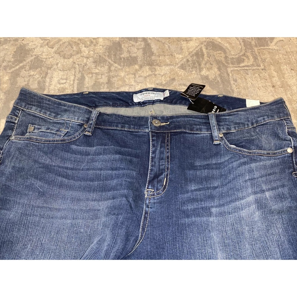 Womens torrid Plus size 24 42 X 29 blue jeans Stretch New - Picture 3 of 7